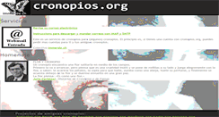 Desktop Screenshot of cronopios.org